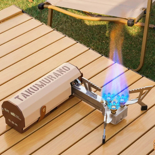 Our new 2025 Outdoor Samsung Cassette Stove, Portable Folding Cassette Stove, Compact Cookware for Wild Camping, Gas Fondue Cooker Tea Stove