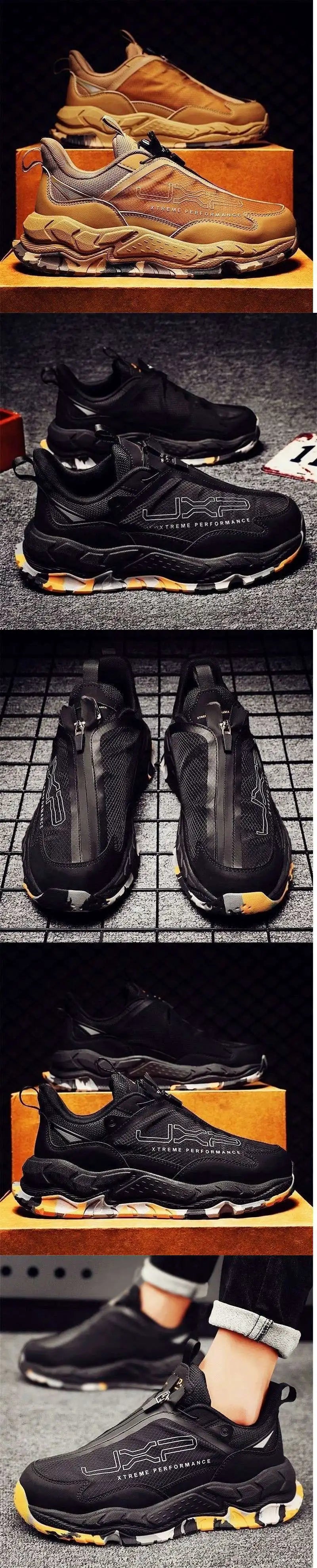Men's  Shoes Summer New Style 2026 Thick Bottom Shock Absorption Sports Climbing Shoes Casual Wear Resistance Mesh Lining