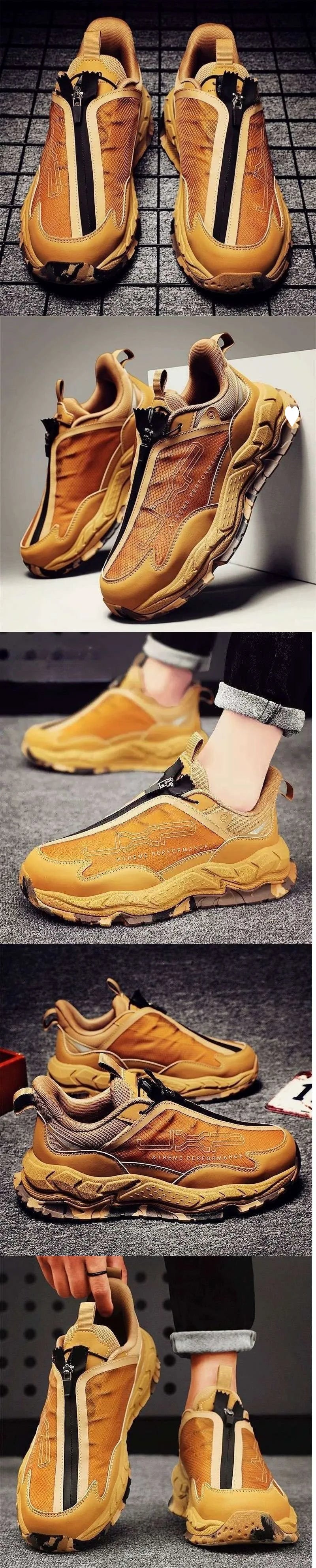 Men's  Shoes Summer New Style 2026 Thick Bottom Shock Absorption Sports Climbing Shoes Casual Wear Resistance Mesh Lining