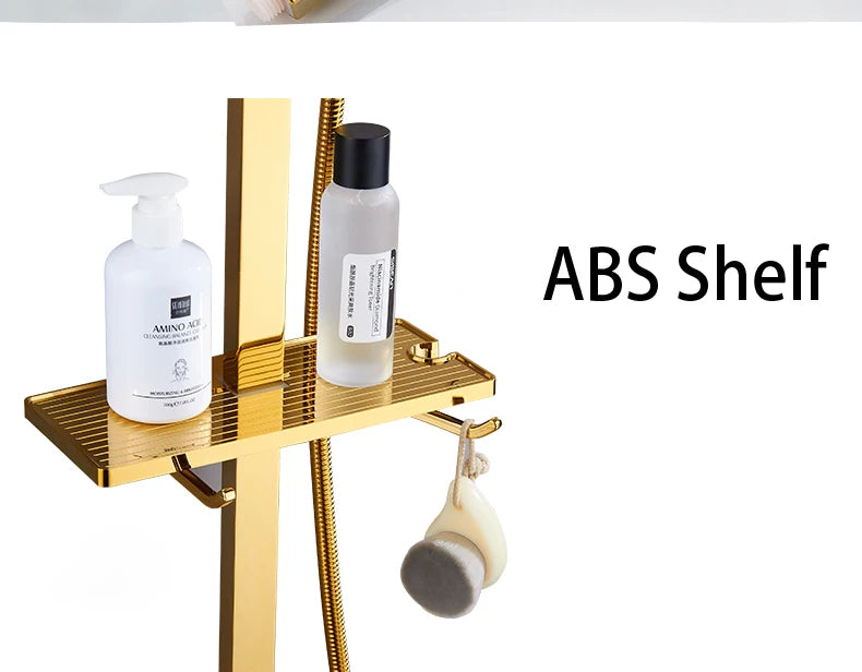 New 2024-2025 Chrome Digital Bathroom Shower System for Bathroom Accessories Brass Bathroom Mixer Faucet Thermostatic Digital Shower Set Plus FREE SHIPPING