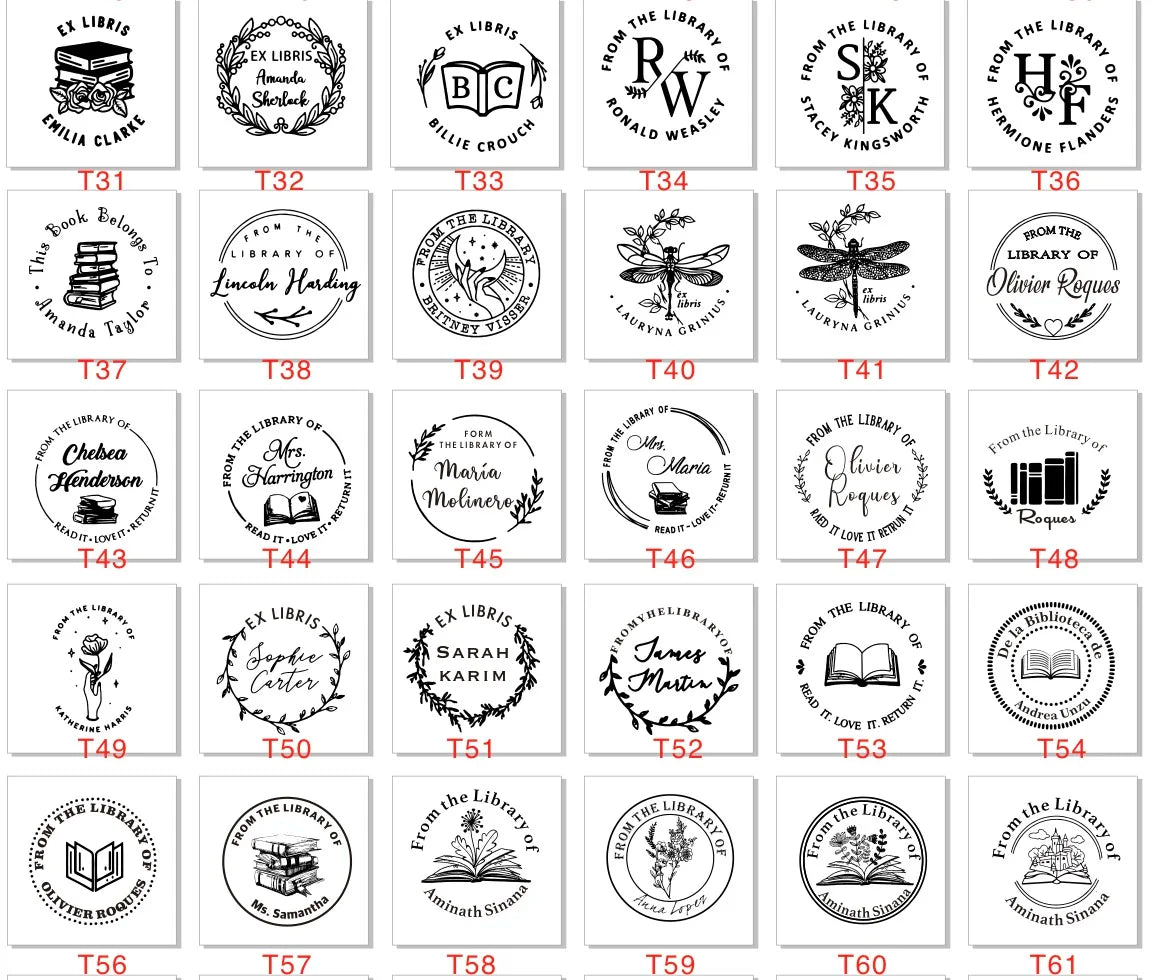 Custom Embosser Stamp, from the library embosser, Personalized Book Embosser, custom logo,Magic school, gift for book lover