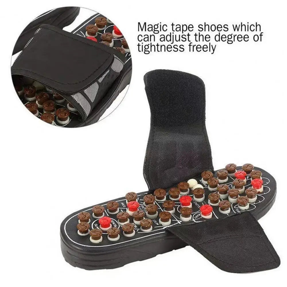 1 Pair Acupressure Massage Slippers Plantar Muscle Relaxation Foot Massager Home Acupuncture Sandals Slides Shoes