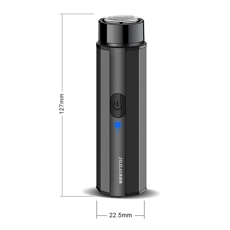 Portable Mini Electric Shaver For Men Electric Razor Beard Knife USB Charging Men's Shavers Face Body Razor Shaving Machine buy one and get Free laptop stand free shipping