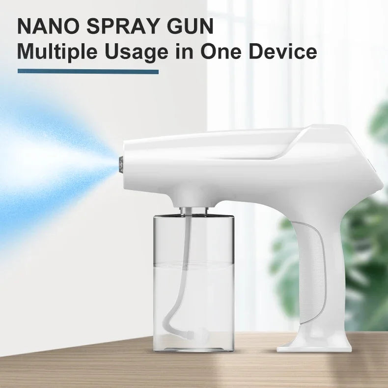 Custom Portable Nano Gun Hairdressing Hydrating Spray Hair Micro Nano Blu-ray Steams Multifunctional Water Nano Spray