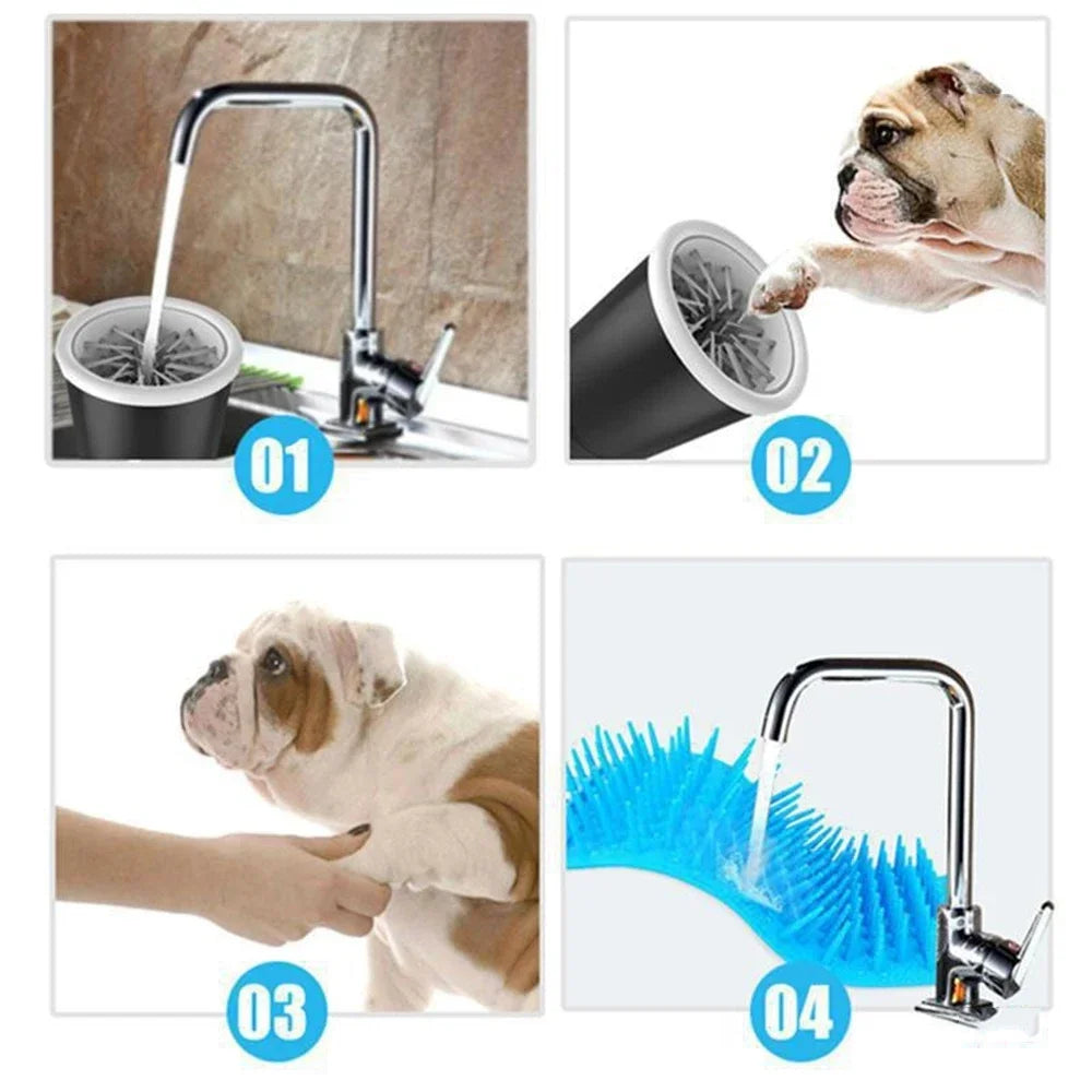 Pet Foot Cleaning Cup Quickly Wash Low Noise Dog Cat Washer Paw Cleaner 3.7V Automatic Electric Portable Pet Cleaner Accessories