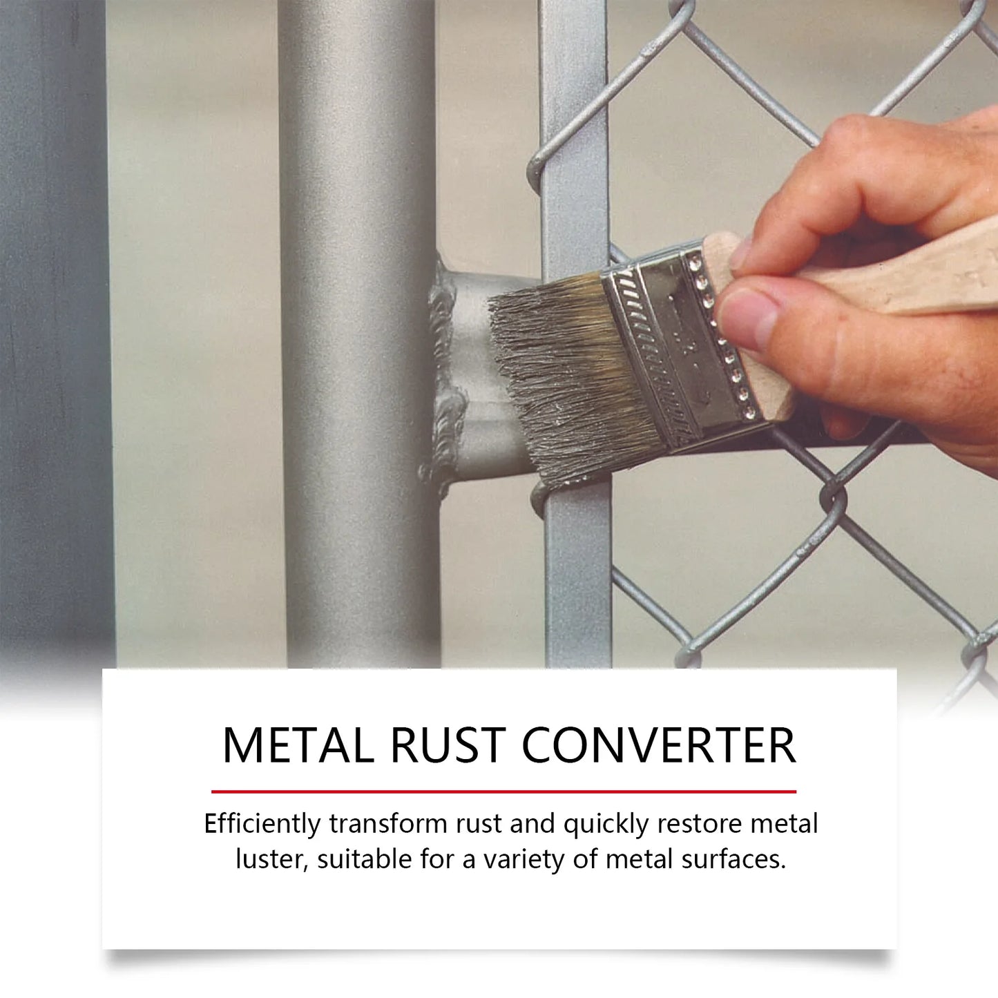 Metal rust conversion agent, rust removal, bright protection, anti-corrosion conversion, renovation coating surface buy one and get a free laptop stand