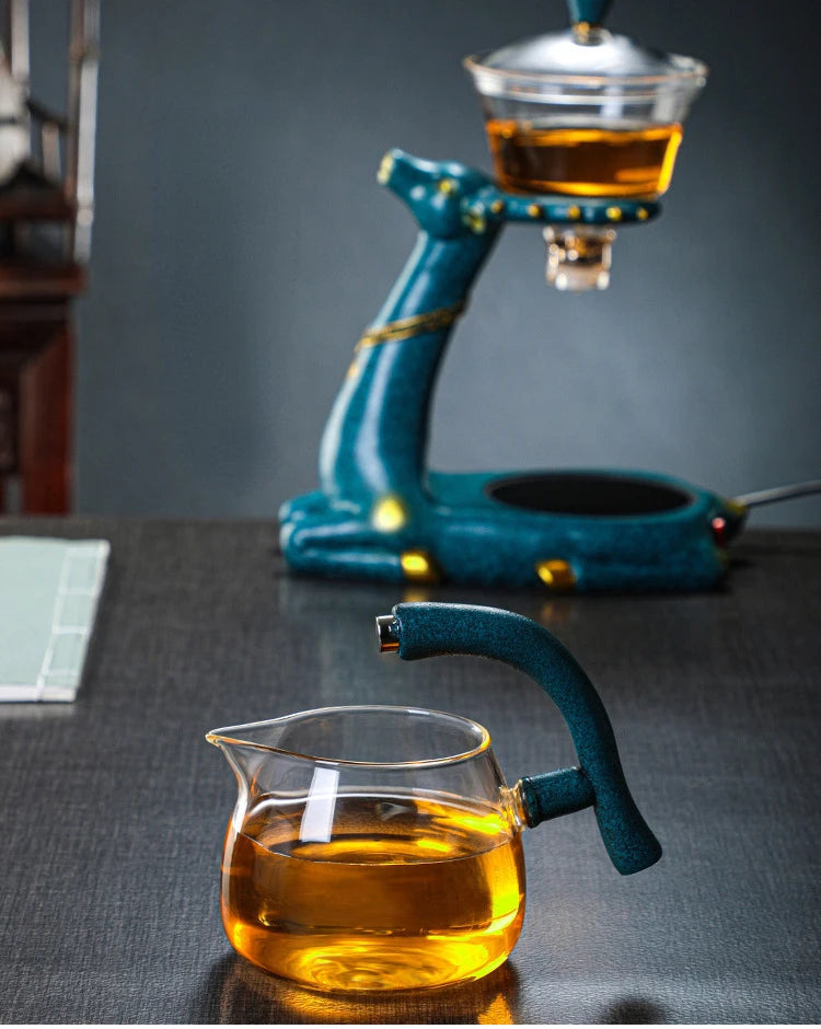 Fully Automatic Glass Kung  Teapot Preferred By Highend   Tea Enthusiasts