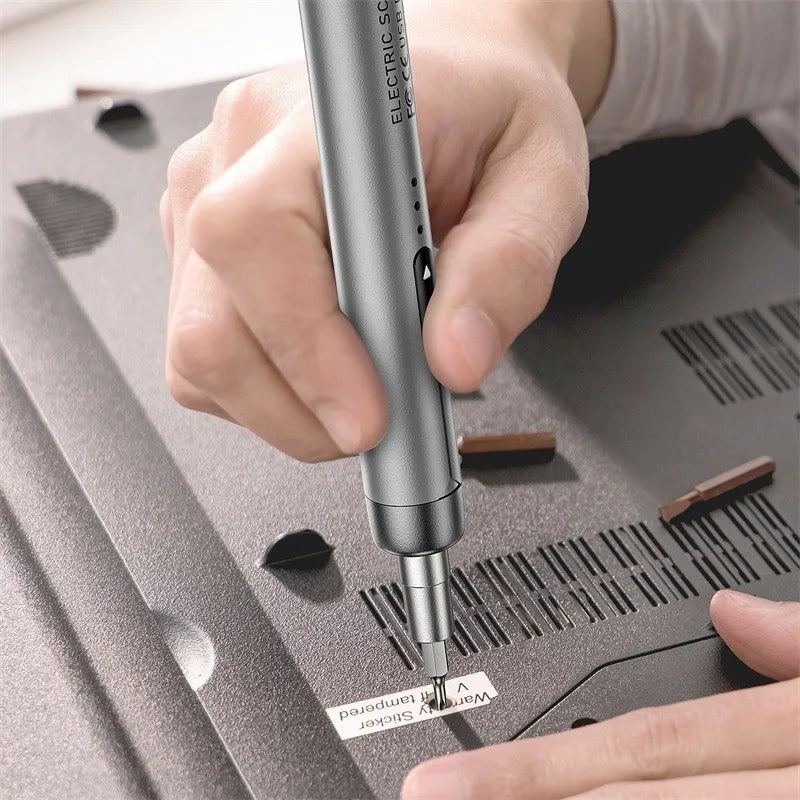 Wireless Electric Screwdriver Set Precision Power Tool Kit Rechargeable Mini Small Bits for Mobile Cell computer Repair CRV