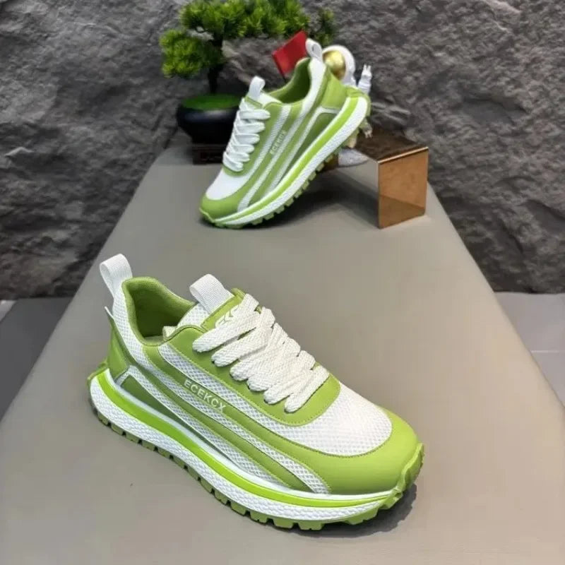New Men's Sneakers 2026 Mesh Breathable Sport Running Shoes Luxury Brand Casual Shoes for Men Tennis Training Shoes