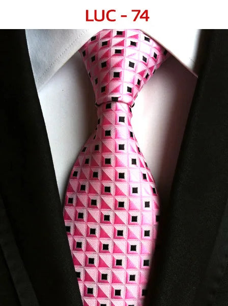 8cm Men's Tie Silk Plaids Floral Luxury Necktie Striped Ties For Men Business Formal Dresses Wedding Accessories Boy Tie