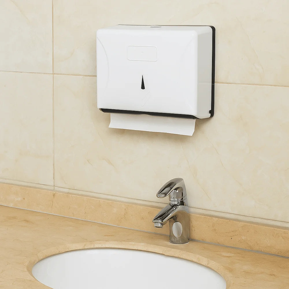 Waterproof Wall-Mounted Tissue Dispenser Modern Design Plastic Paper Towel Storage Box Large Capacity Napkin Dispenser Bar