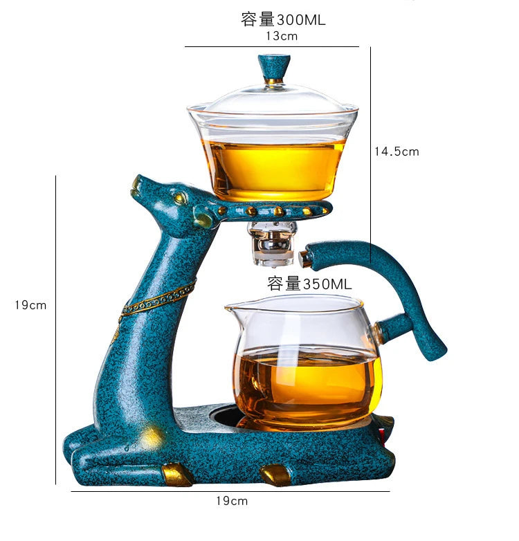 Fully Automatic Glass Kung  Teapot Preferred By Highend   Tea Enthusiasts