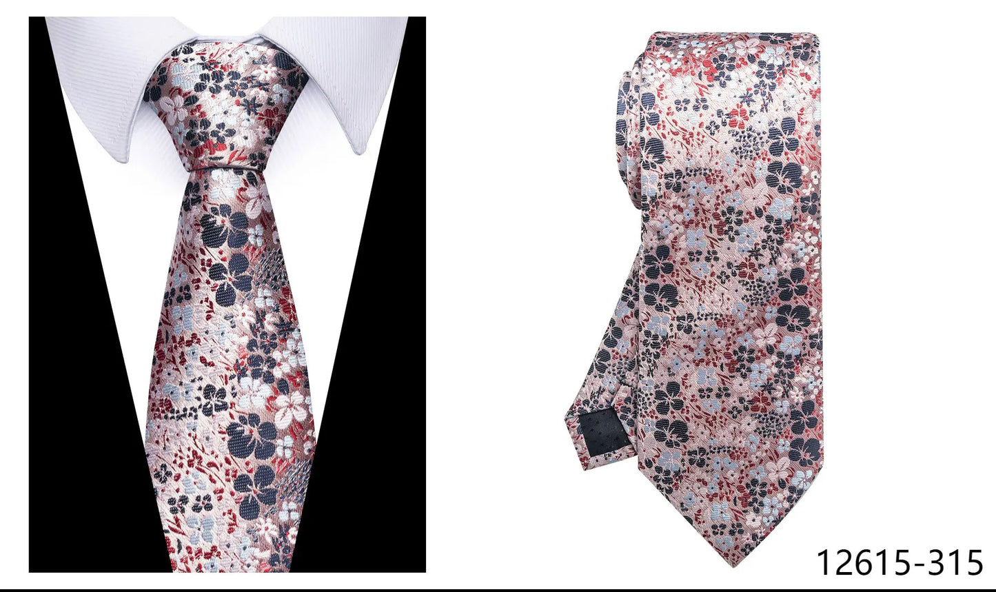 100% Silk Brand Tie Men High Grade Hot sale Woven Silk Gravatas Beige Suit Accessories Men Polka dot  Easter Day Necktie Cravate