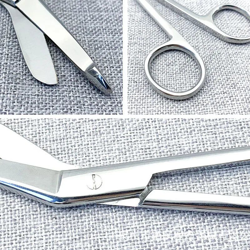 1pcs stainless steel surgical scissors, gauze bandage scissors, suitable for medical surgical scissors, plastic instruments