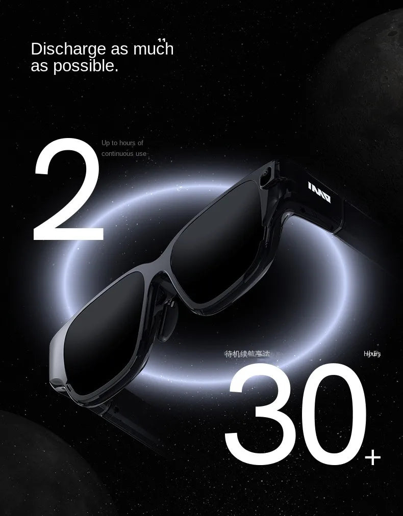 Brand New 2024-2025 INMO Air Smart AR Glasses Real-time Translation and Text Prompt 3D With Camera For Movie Watching Full-color True Wireless