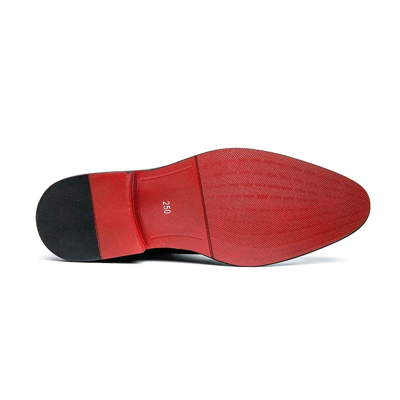 Our New Collections 2024-2025 Men's Formal  Shoes Red Sole Fashion Business Casual Party Banquet Daily Retro Carved Lace-up Brogue Dress Wedding Shoes Size 48