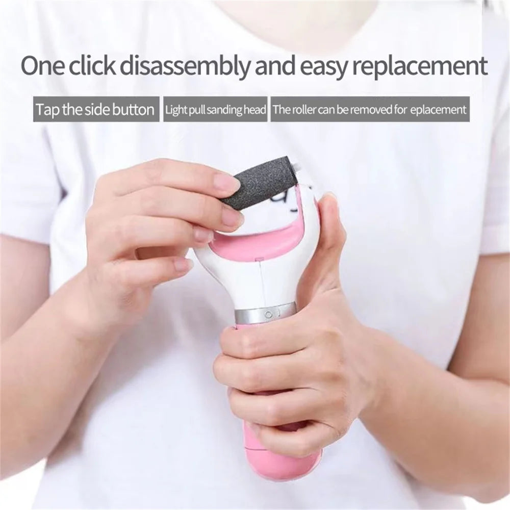 Electric Foot File Dead Skin Heel Callus Remover Esfoliante Foot Peel Feet Care Foot Grinding Machine Pedicure Tools Profession