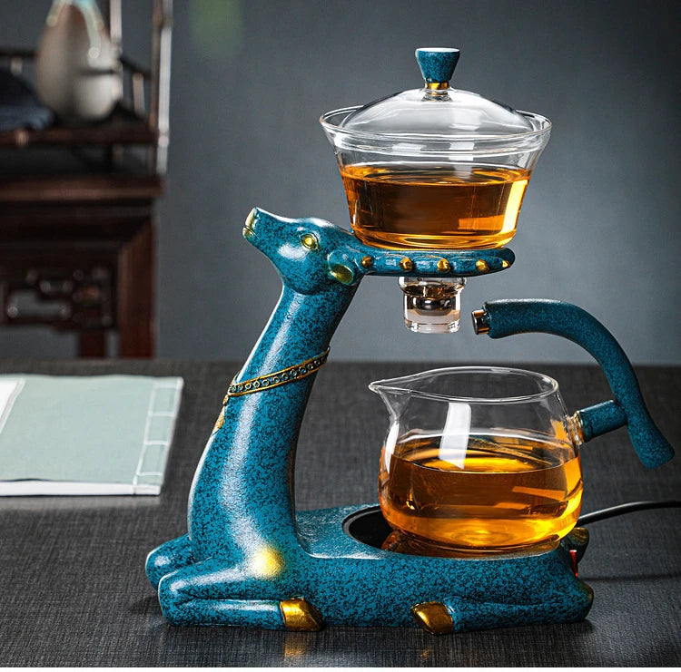 Fully Automatic Glass Kung  Teapot Preferred By Highend   Tea Enthusiasts
