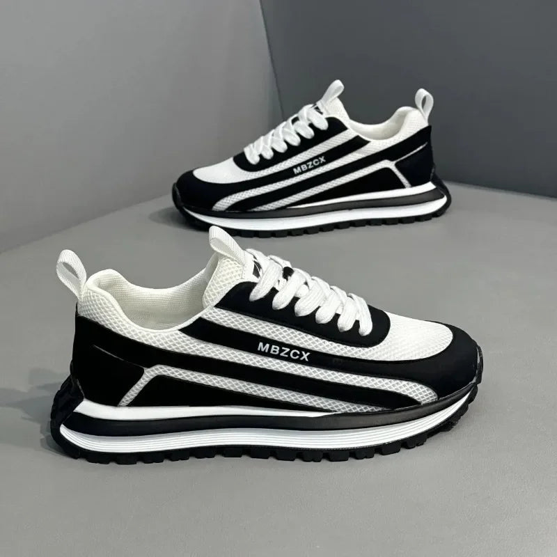 New Men's Sneakers 2026 Mesh Breathable Sport Running Shoes Luxury Brand Casual Shoes for Men Tennis Training Shoes