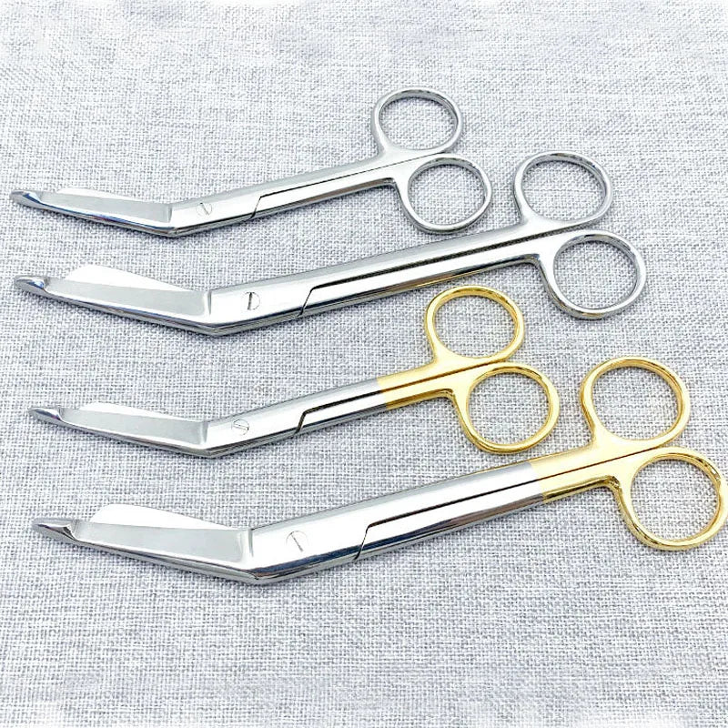 1pcs stainless steel surgical scissors, gauze bandage scissors, suitable for medical surgical scissors, plastic instruments