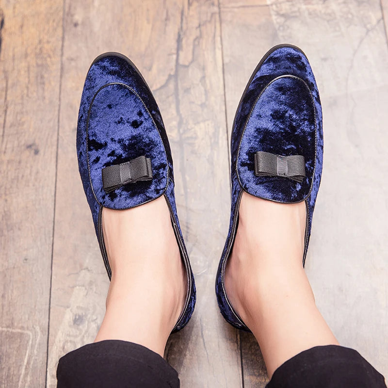 New Collection 2024-2025 Men Loafers Comfortable And Breathable Butterfly Knot Formal Business Shoes