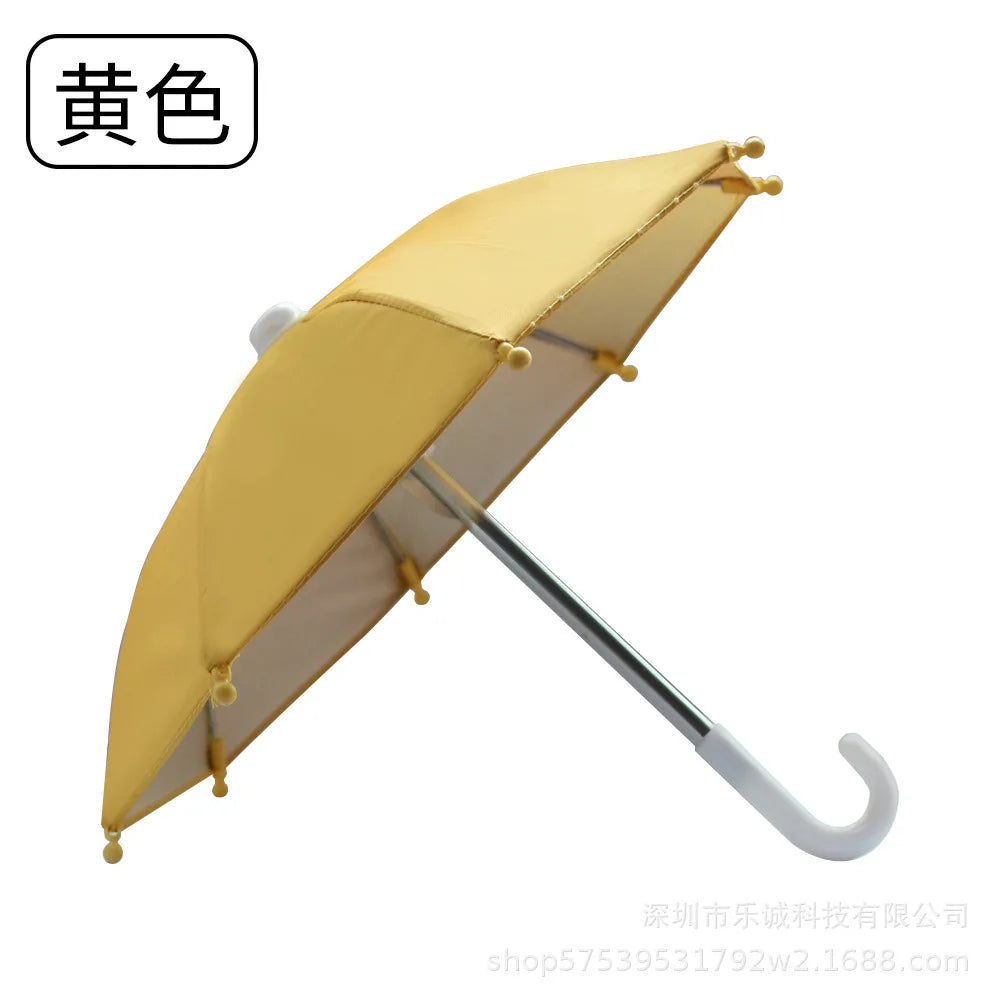 Mini Sunshade Umbrella Cute Craft Firm And Sturdy 1pc Motorcycle Phone Holder 43 G Motorcycle Decoration Ultraviolet Rays Block