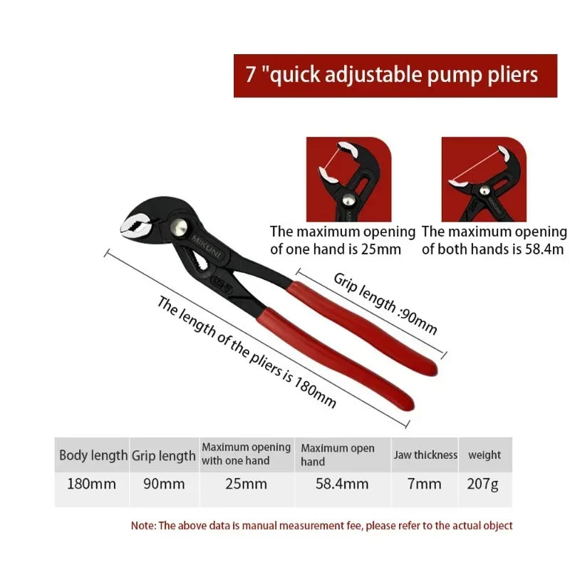 Big Sale 2025 Crescent Wrench 7 Inch Adjustable Wrench Mini Adjustable Large Opening Bathroom Water Pipe Pliers Household Plumbing Tools New