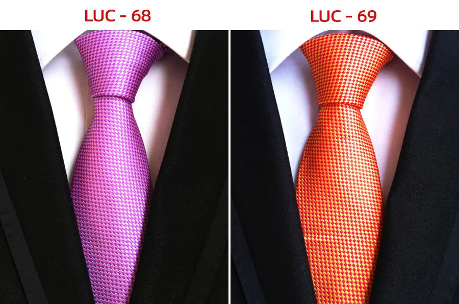 8cm Men's Tie Silk Plaids Floral Luxury Necktie Striped Ties For Men Business Formal Dresses Wedding Accessories Boy Tie