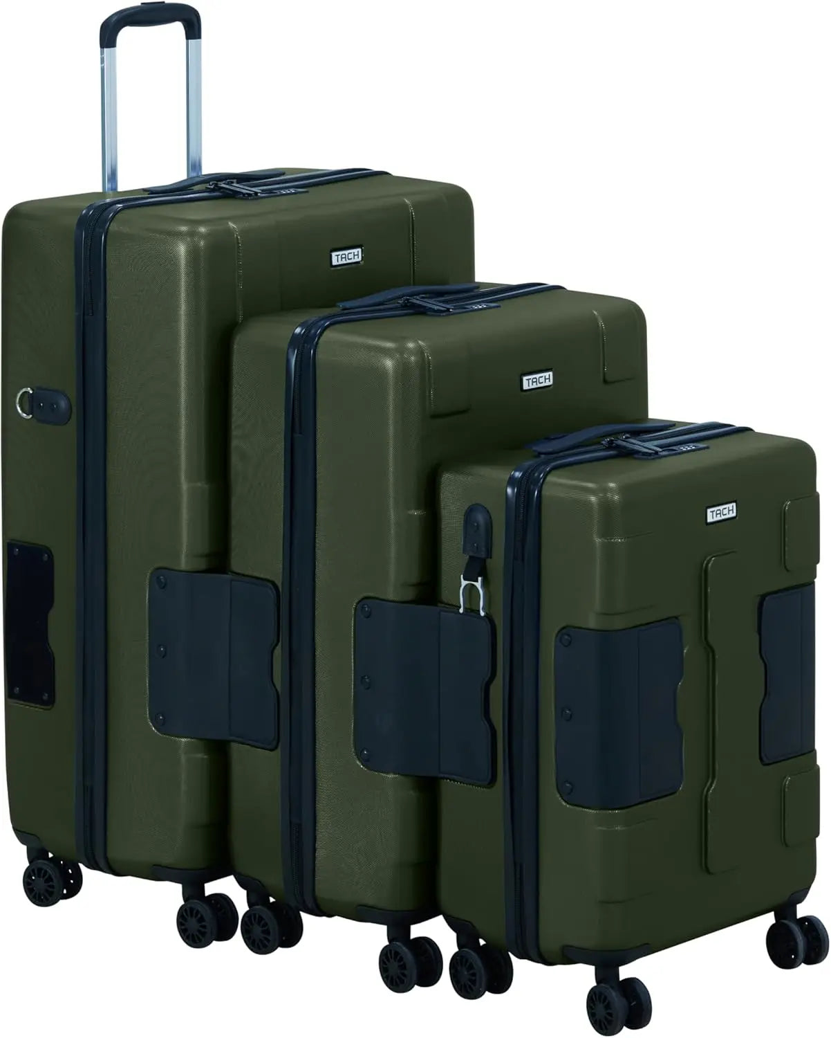 Hard Shell 3 Piece Luggage Set - 20, 24 & 28 inch Luggage Carry On, Medium & Large Checked Suitcases