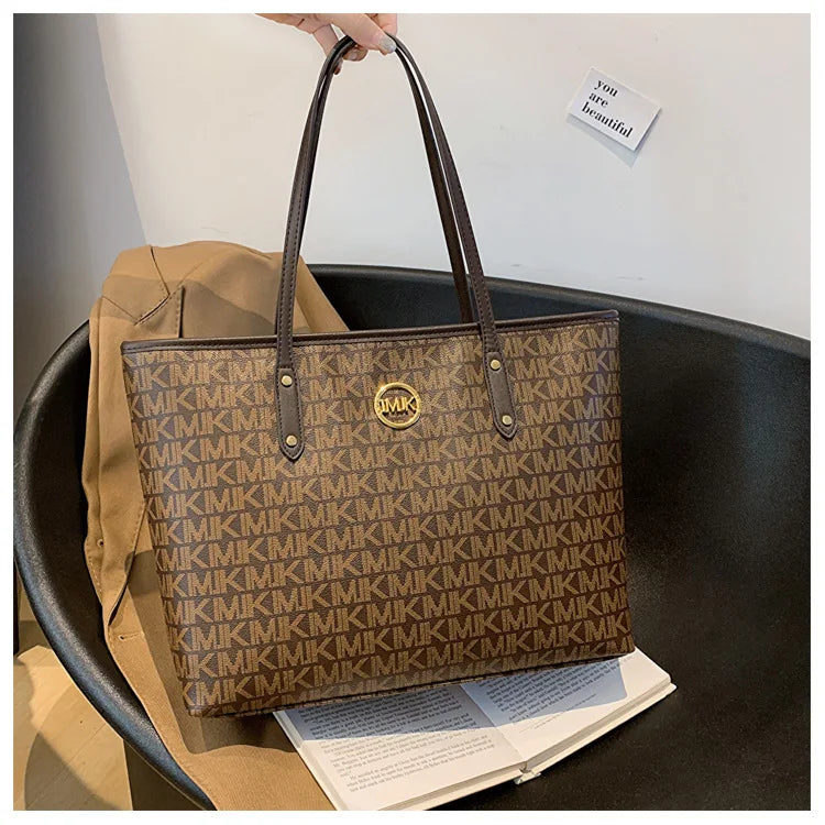 Women's Luxury Handbag 2024-2025 New Fashion Letter Printed Tote Bag Versatile Large Capacity One Shoulder Diagonal Straddle Bag FREE SHIPPINGS