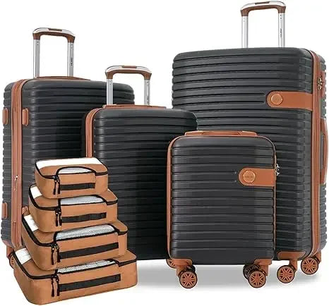 Hardshell Luggage Sets 4 piece Lightweight Suitcases With Wheels TSA Lock Expandable