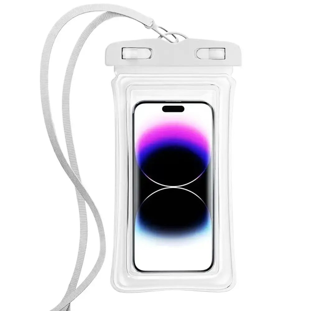 Transparent Waterproof Phone Case Touch Screen Under 7.0 inches Mobile Phone Cover with Lanyard Phone Pouch