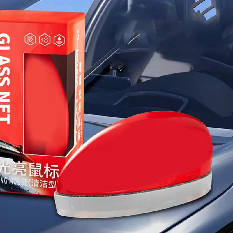NEW 2024-2025 Car Glass Strong Gloss Cleaner Oil Film Remover Windshield Window Rearview Mirror Glass Cleaner Remover Dirt Car Cleaning Brush