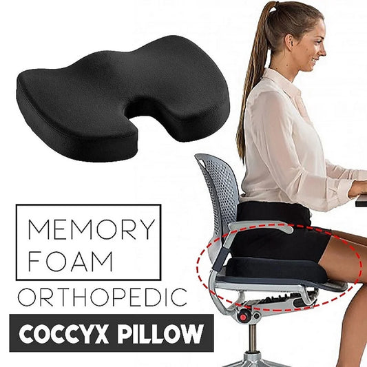 TINTINOS Gel Orthopedic Memory Cushion Foam U Coccyx Travel Seat Massage Car Office Chair Protect Healthy Sitting Breathable Pillows
