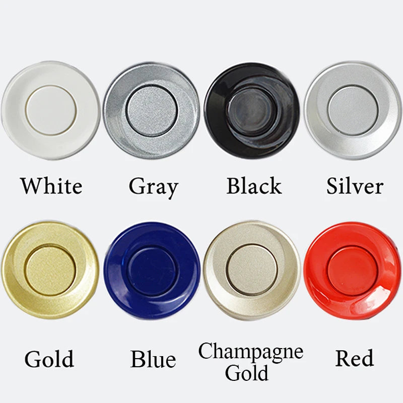 Car LED Parking Sensor Kit 4 Sensors 22mm Backlight Display Reverse Backup Radar Monitor System 12V 8 Colors