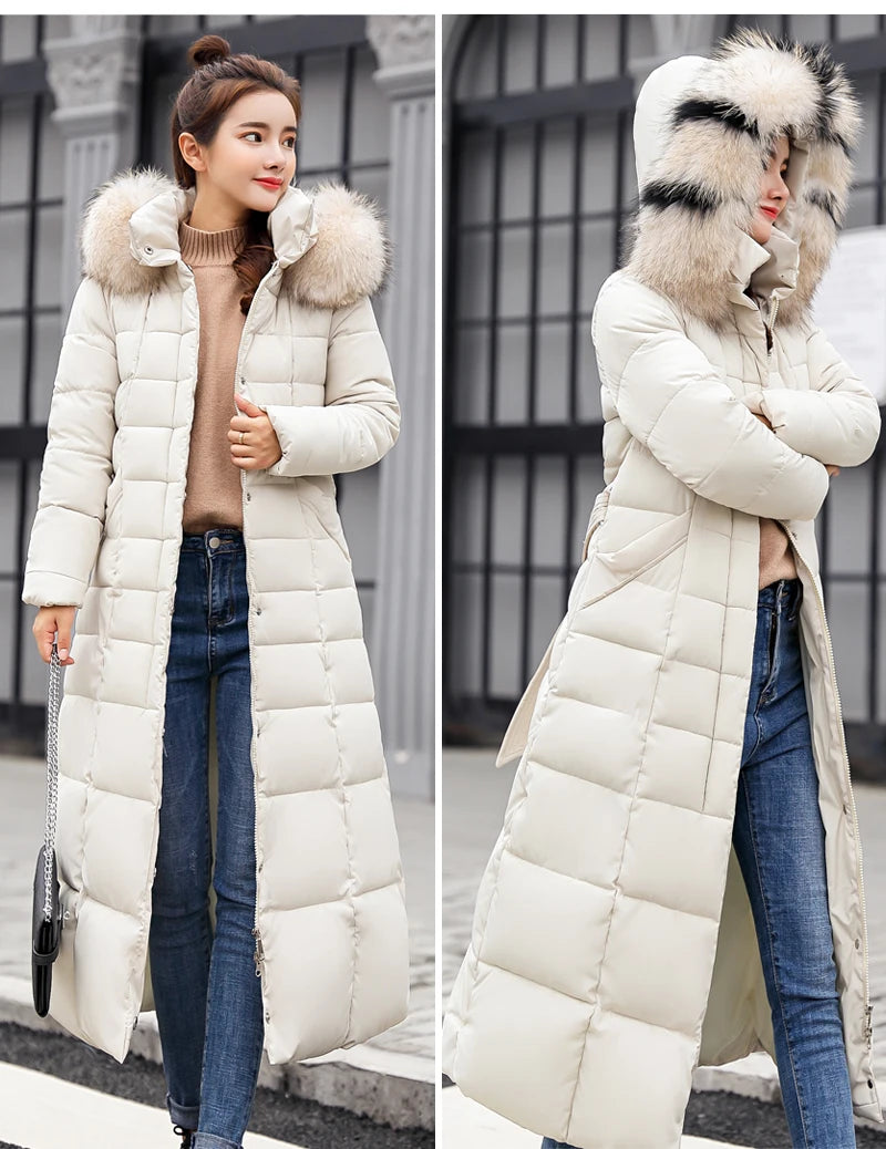 2024 - 2025  New Arrival Fashion Slim Women Winter Jacket Cotton Padded Warm Thicken Ladies Coat Long Coats Parka Womens Jackets