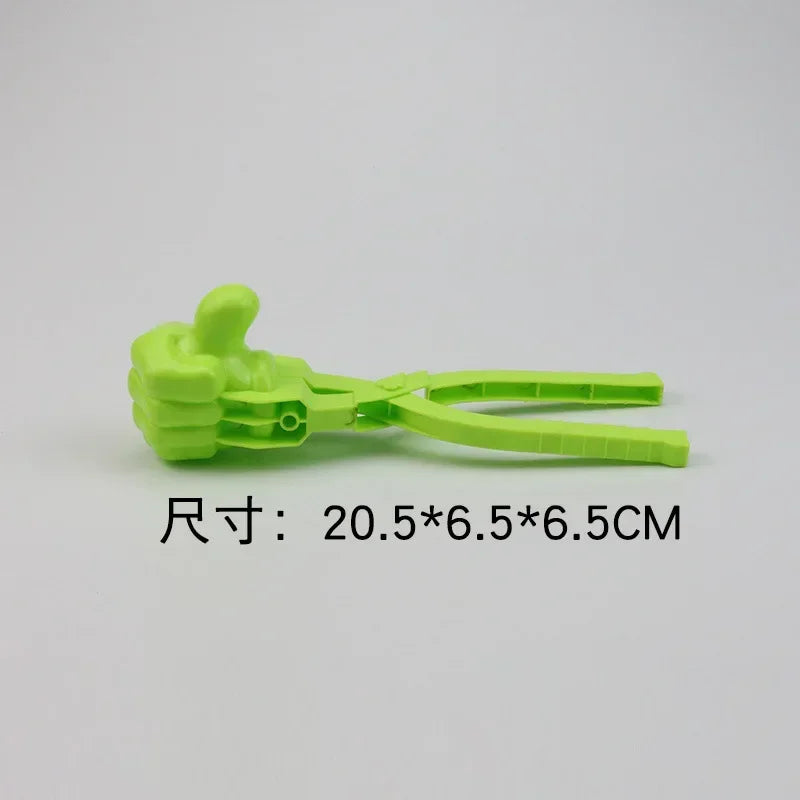 Cute Duck Shaped Snowball Maker Clip Children Outdoor Plastic Winter Snow Sand Mold Tool for Snowball Fight Outdoor Fun Sports