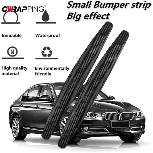 6/4 Piece Car Anti-collision Protection Strip Auto Front Rear Bumper Corner Protector Guard Decoration Strip for Car Accessories
