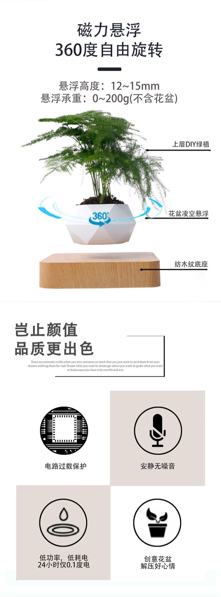 Furniture ornaments DIY flower pots suspended aerial potted plants