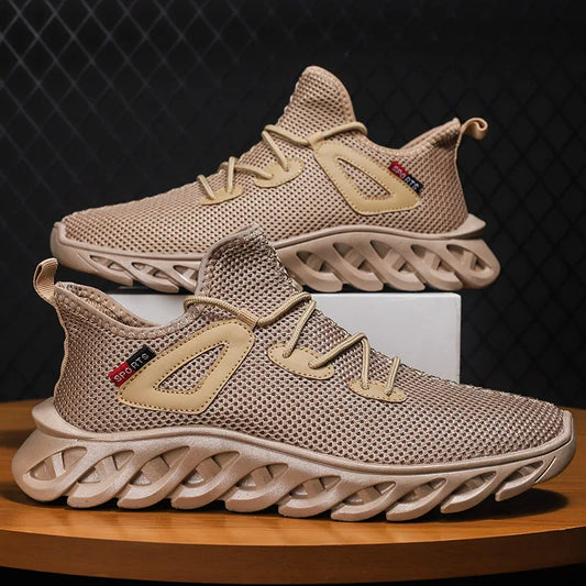 New 2024 Hot Selling Men's Mesh Lace-up Casual Sneakers Fashion Brand for Men's Shoes Light Breathable Tennis Shoe Outdoor Sport Shoes
