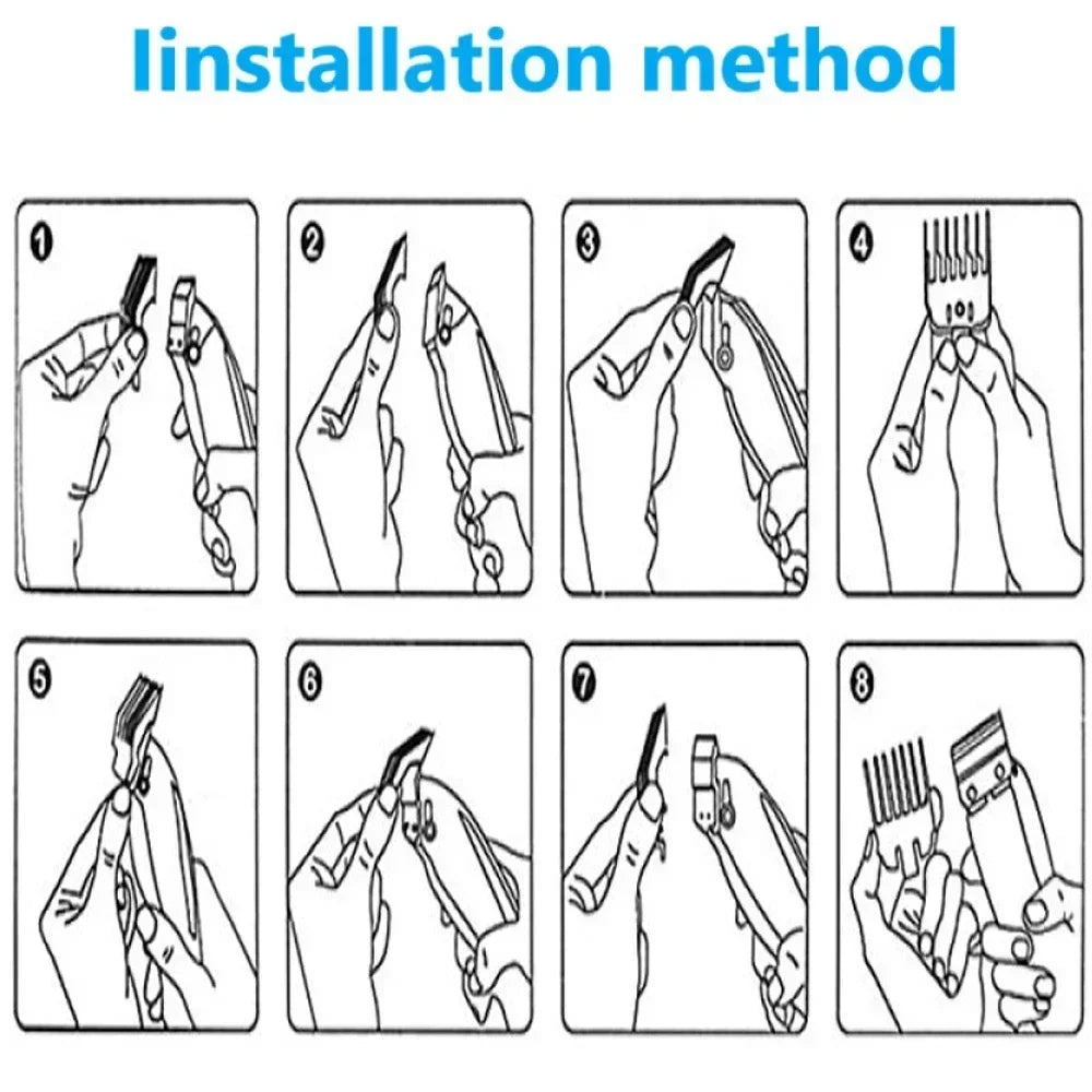 Kemei Hair Clipper Or Blade Hair Cut Maching Wireless Trimmer Men Professional Clipper Machine Rechargeable Hair Cut Barber 809A