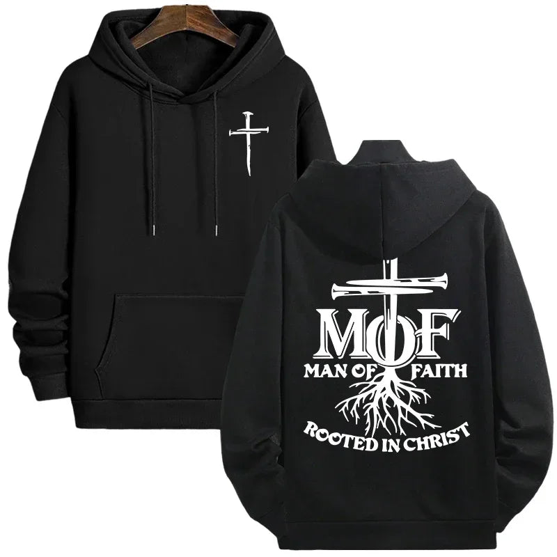 Jesus Christ Print Men Plus Size Hoodie Casual Sport Fashion Outdoor Street  Autumn Winter Sweatshirt Clothing Top 2025 -2026