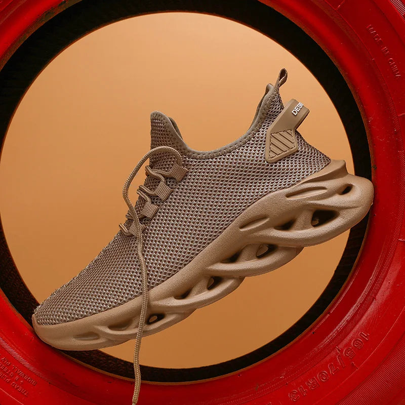 MAEDEF Casual Shoes Men Sneakers Running Shoes Non-slip Mesh Breathable Summer Outdoor Sports Shoe Anti Slip Walking Male Shoes