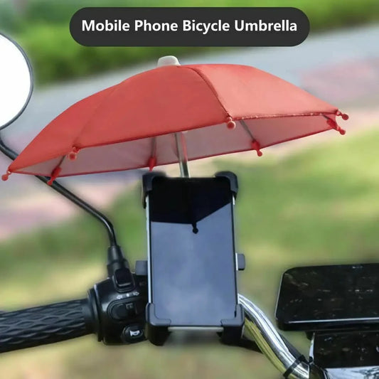 Mini Sunshade Umbrella Cute Craft Firm And Sturdy 1pc Motorcycle Phone Holder 43 G Motorcycle Decoration Ultraviolet Rays Block