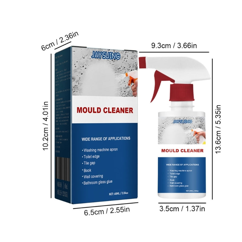 2024 NEW Mold Cleaner Foam Kitchen Household Cleaner Bathroom Cleaning Washing Machine Wall Moldy Remover