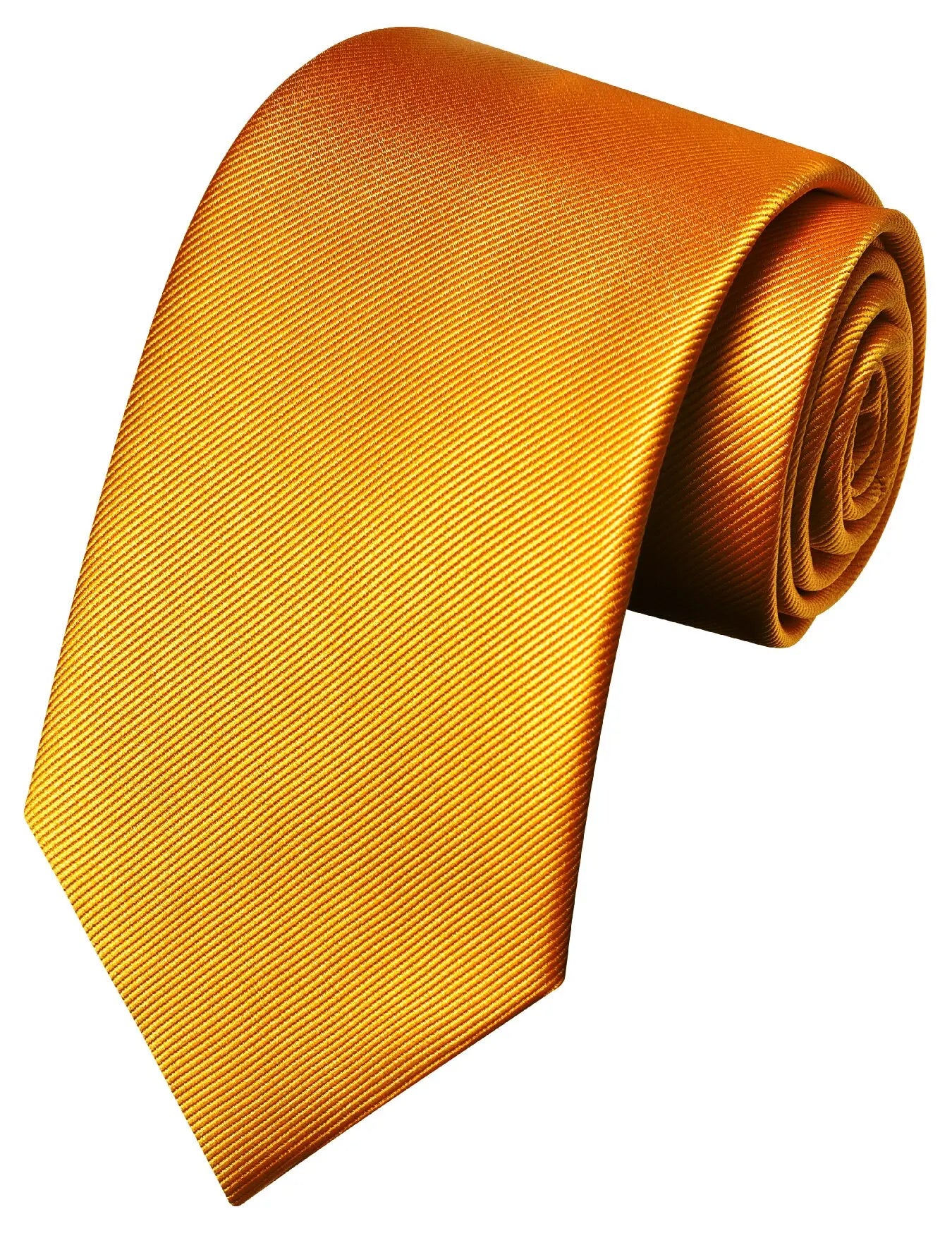 Ricnais New Arrival 2026 Classic Mens Tie Silk 8cm Formal Necktie Solid Gold Red Yellow Ties For Man Business Wedding Gift Party