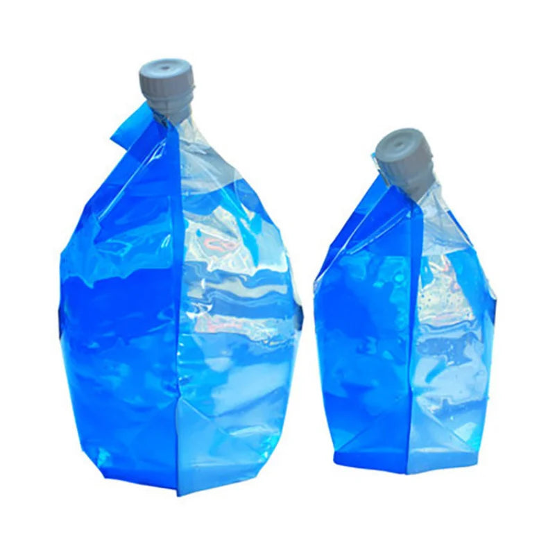 5L/10L Outdoor Camping Water Bag Foldable Water Container Water Can Portable Folding Travel Water Bucket Picnic BBQ Water Tank