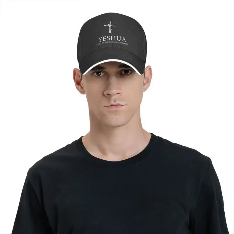Custom Yeshua Jesus-Christ Baseball Cap Sun Protection Women and Men's Adjustable Holiness Faith Hat Autumn