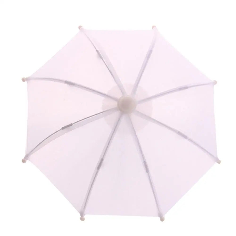 Mini Umbrellas Doll's Toys Girls Doll Rain Umbrella Play Toy Photography Prop Cute Open Close Dollhouse Umbrella Figurines
