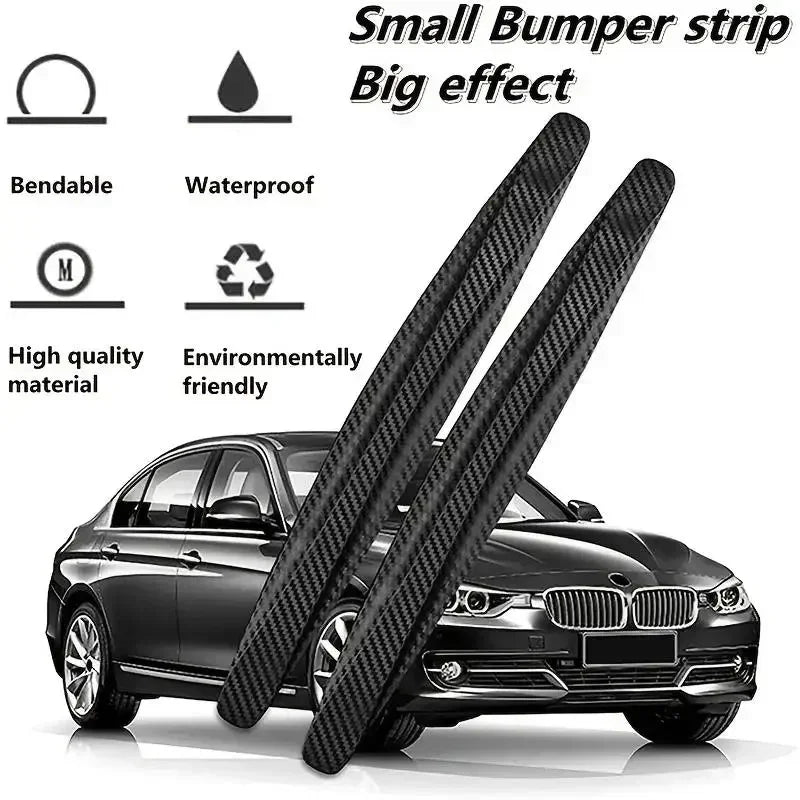 6/4 Piece Car Anti-collision Protection Strip Auto Front Rear Bumper Corner Protector Guard Decoration Strip for Car Accessories